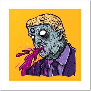 Zombie Trump Posters and Art